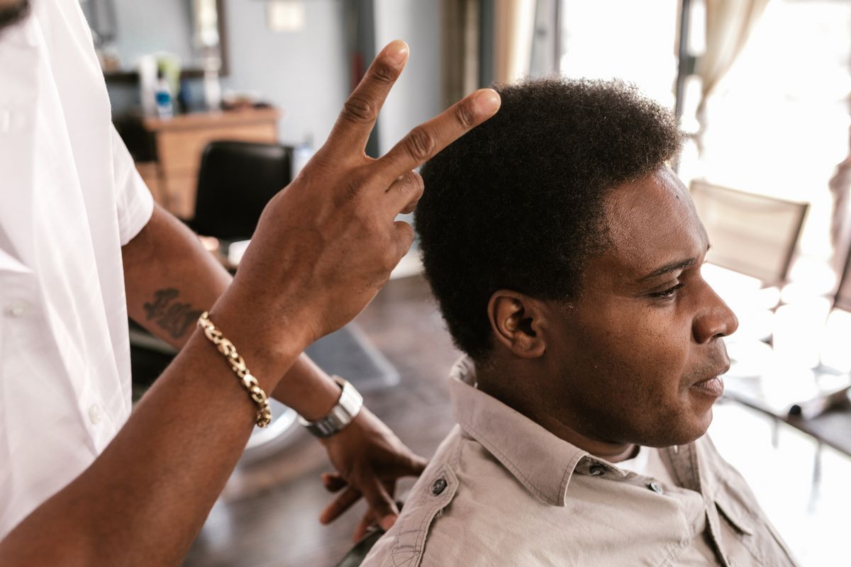 Barber styling detail