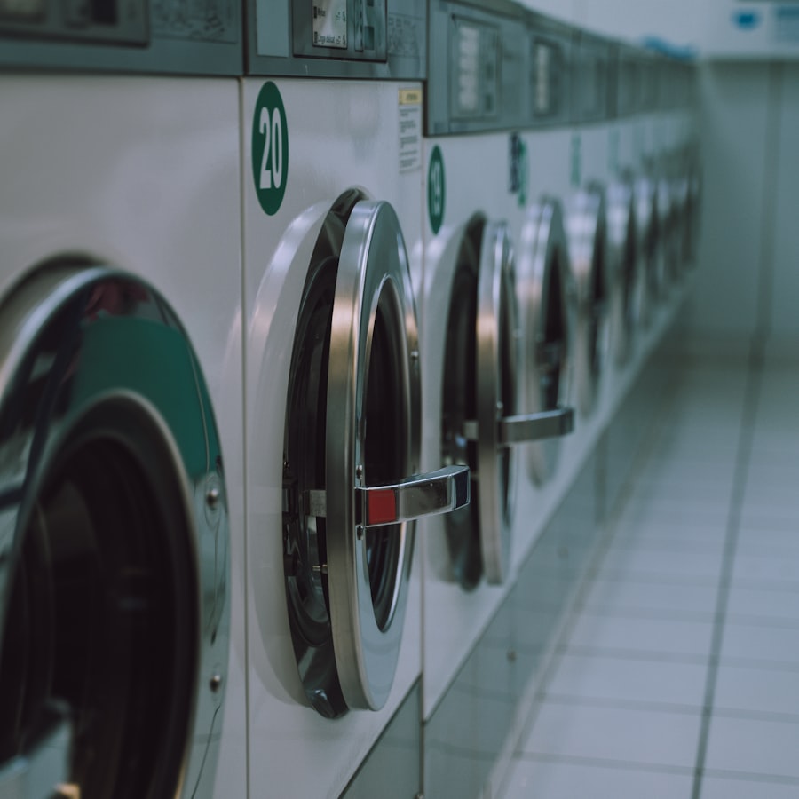 Laundry machine doors